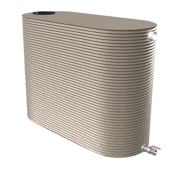 Kingspan 5000 Litre Slimline Water Tank in Jasper Colorbond