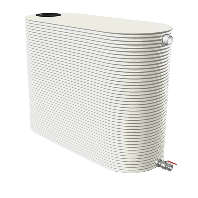 Kingspan 5000 Litre Slimline Water Tank in Surfmist Colorbond